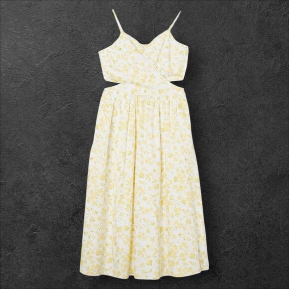 The drop Dresses & Skirts - The Drop Women's Makenna Strappy Cross-Front Smocked Back Midi Dress Size 4X New